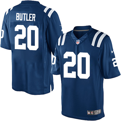 Men's Limited Darius Butler Nike Jersey Royal Blue Home - #20 NFL Indianapolis Colts